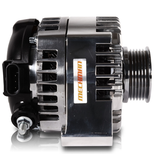 S Series Billet 240 AMP Racing Alternator For C6 Corvette - Polished Finish