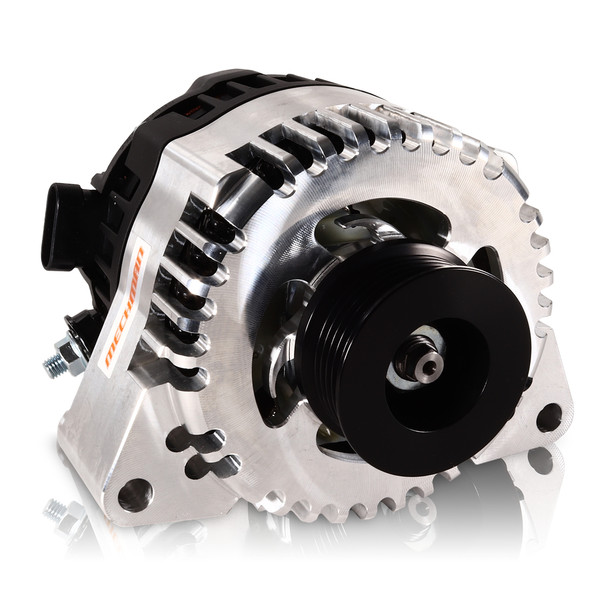 S Series Billet 240 AMP Racing Alternator For C6 Corvette - Machined Finish