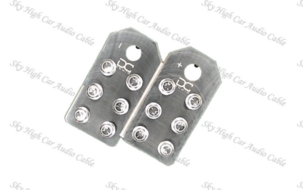 DC Audio SAE Flat 6 Aluminum Battery Terminals