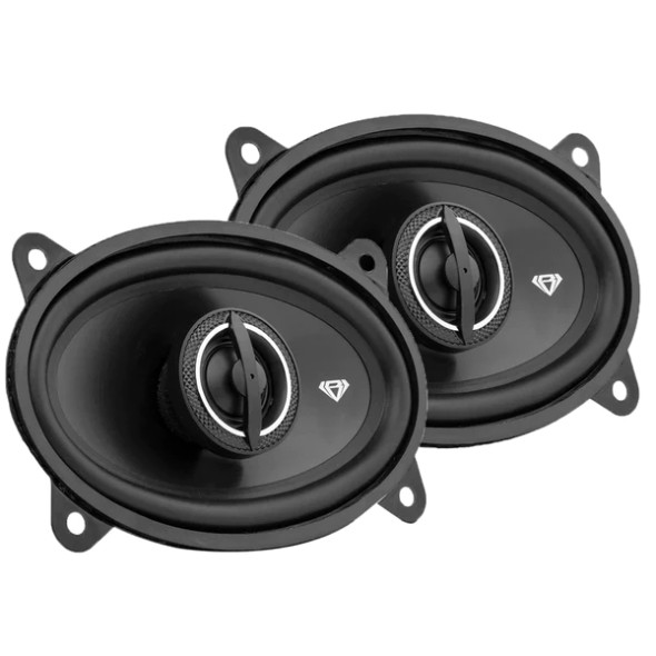 Pair of Black Diamond 4x6" Coaxial Speaker 2 Way 4-Ohm 90 Watts