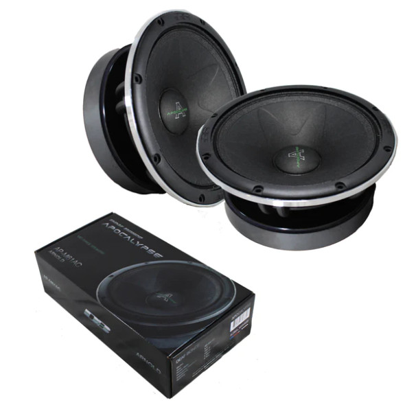 Pair of Deaf Bonce 6.5" Mid Range Speakers 360W 4 Ohm Apocalypse Series AP-M61AC