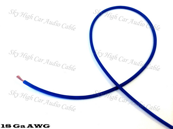 Sky High Car Audio CCA 18 Gauge Primary Wire 100ft-500ft