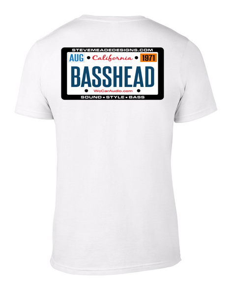 BASSHEAD License Plate T-Shirt