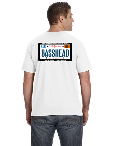 BASSHEAD License Plate T-Shirt