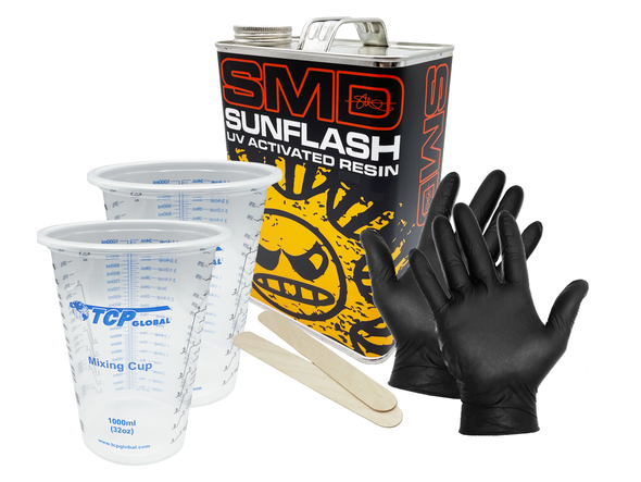 SMD SunFlash UV Activated Resin - Gallon Starter Kit