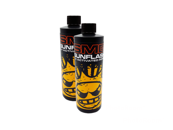 SMD SunFlash UV Activated Resin - 16oz Bottle Starter Kit - 2 Pack