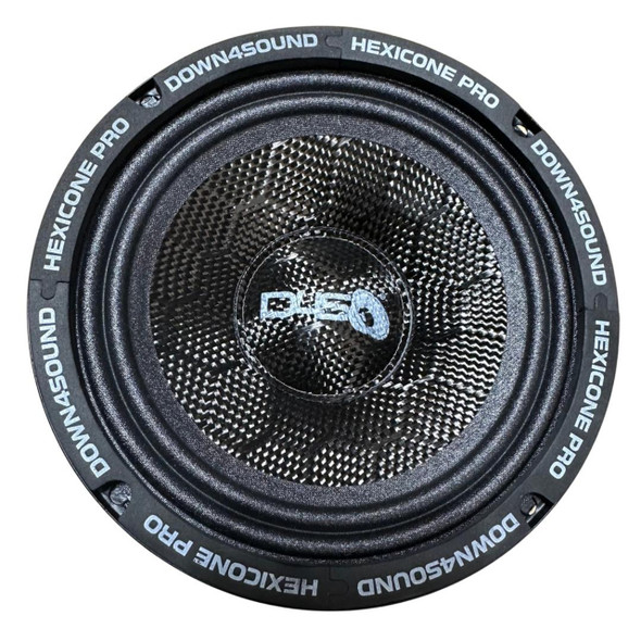 Down4sound Hexicone PRO 80 SS4 - Carbon Fiber 8 INCH PRO