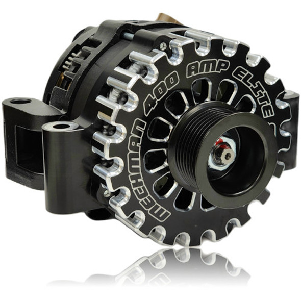 400 Amp Billet Elite Series Alternator For Ford 6.4L Super Duty