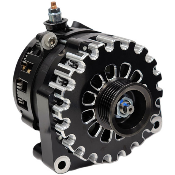 250 Amp Black Billet High Output Alternator For GM Truck / Car