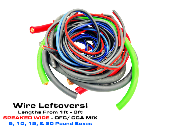 Wire Leftovers - Speaker Wire - OFC/ CCA Mix