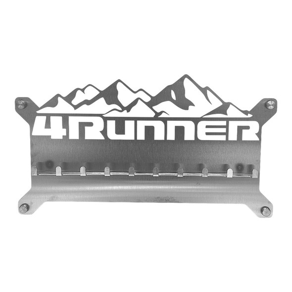 Toyota 4 Runner Key Ring Holder – 18-Gauge Brushed Stainless Steel