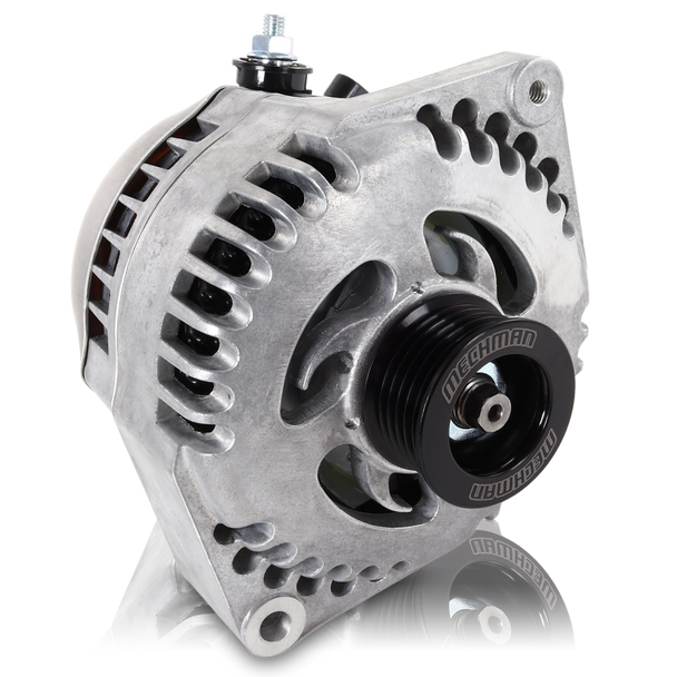 320 Amp Racing Alternator - Natural Finish