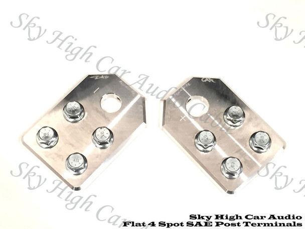 Sky High Car Audio SAE Flat 4 Spot Battery Terminals