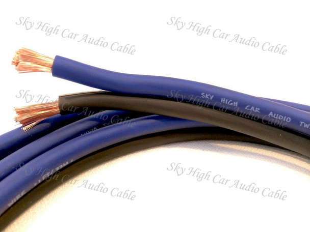 Sky High Car Audio OFC 8 Gauge Speaker Wire 1ft-100ft