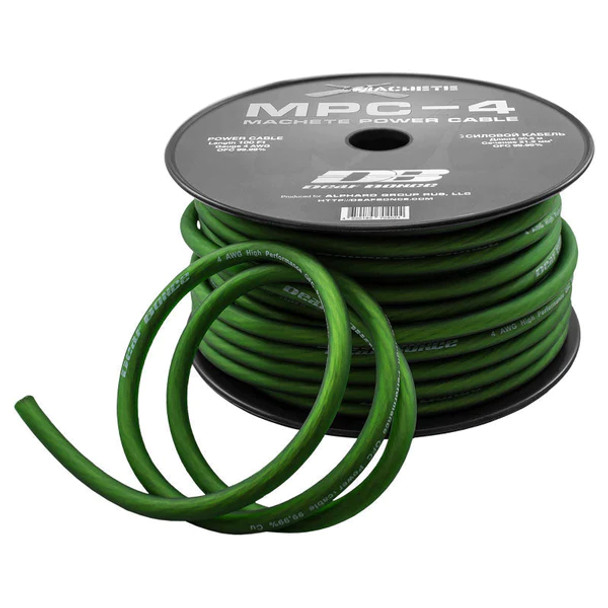 Deaf Bonce Machete MPC-4 4 AWG 100 ft Green OFC Power Cable