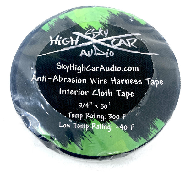 Sky High Car Audio Anti-Abrasion Wire Harness Tape - 50ft Roll