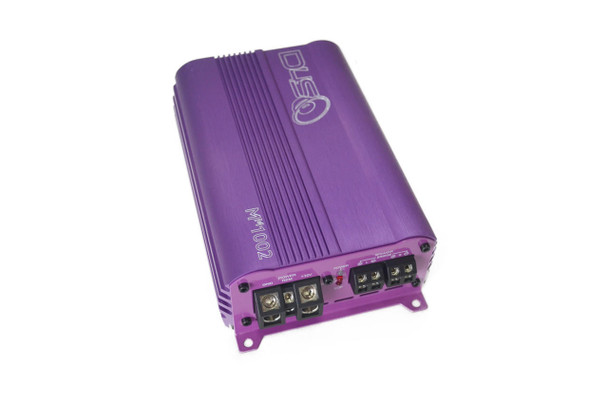 Down4Sound MM1002 (MINI MAXX) - PURPLE | 350W RMS MINI 2CH Car Audio Amplifier