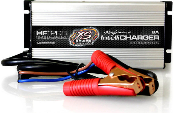 XS Power HF1208 IntelliCharger
3-stage charger for 12-volt batteries — 8-amp charge rate