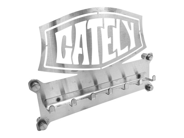 Gately Audio Key Ring Holder – 18-Gauge Brushed Stainless Steel