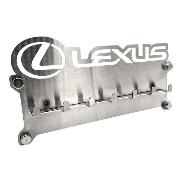Lexus Key Ring Holder – 18-Gauge Brushed Stainless Steel