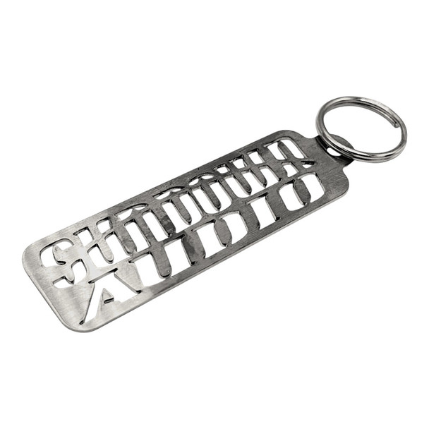Sundown Audio Premium Brushed 18-Gauge Stainless Steel Keychain