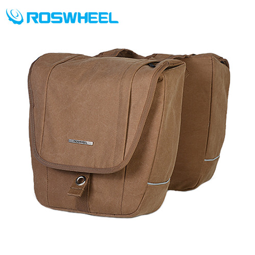 ROSWHEEL Bicycle Bag 20L Canvas Mountain Road Bike Bag 