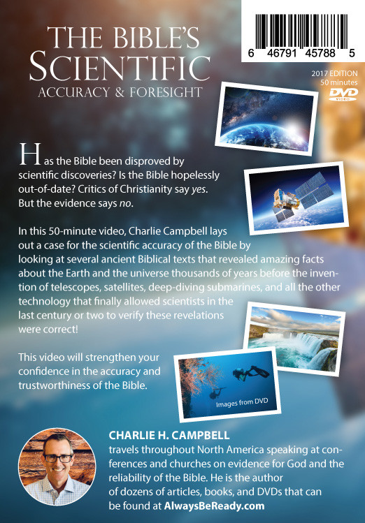 The Bible's Scientific Accuracy and Foresight (DVD) - Always Be