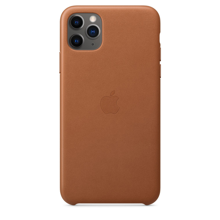 iPhone 11 Pro Max Saddle Brown Leather Case