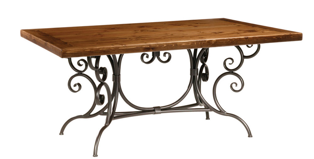 Waterbury Iron Dining Table - 6 foot