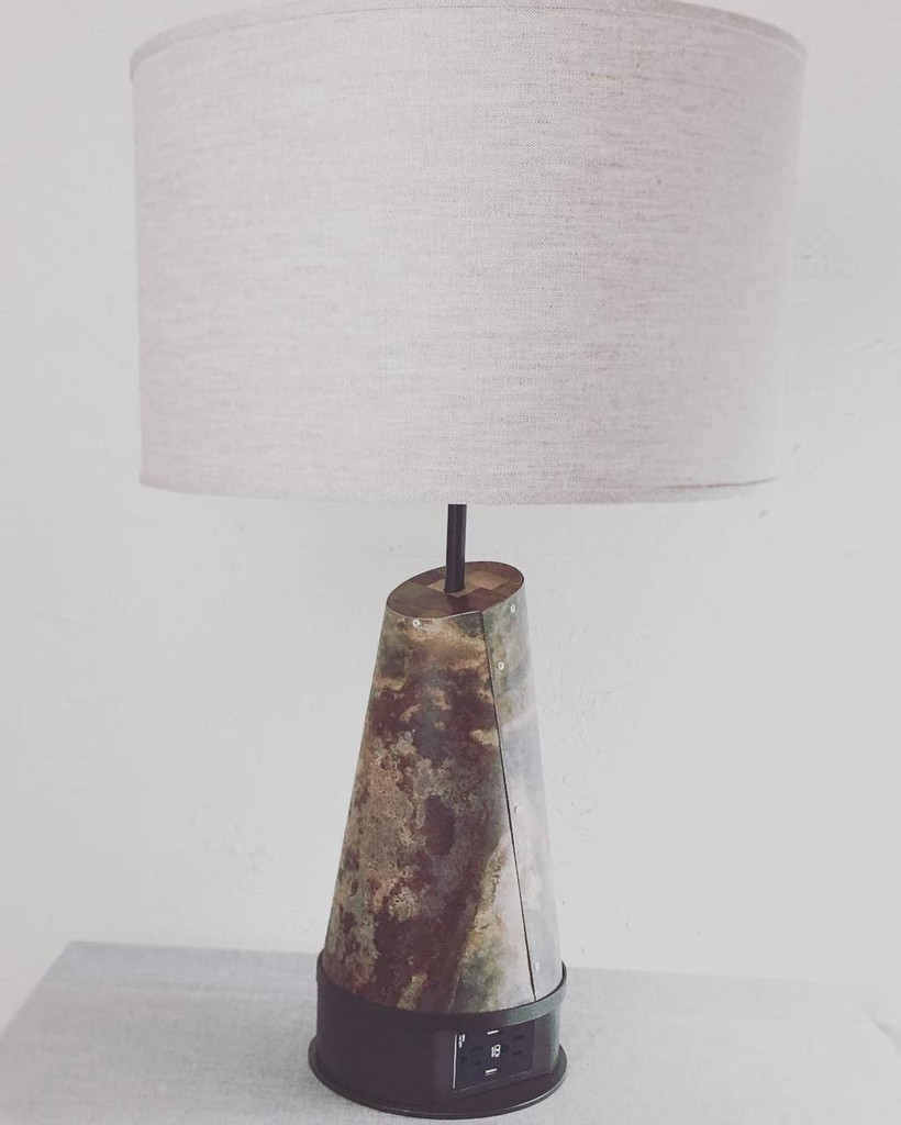 Custom Zinc Table Lamp