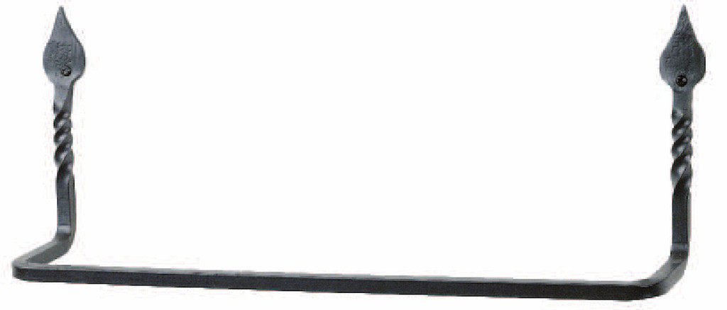 Tulip Twist Iron Towel Bar - 32 inch