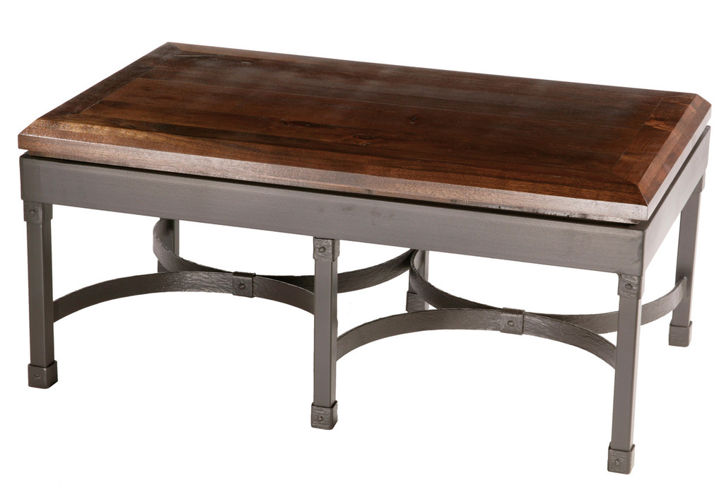 Cedarvale Iron Cocktail Coffee Table