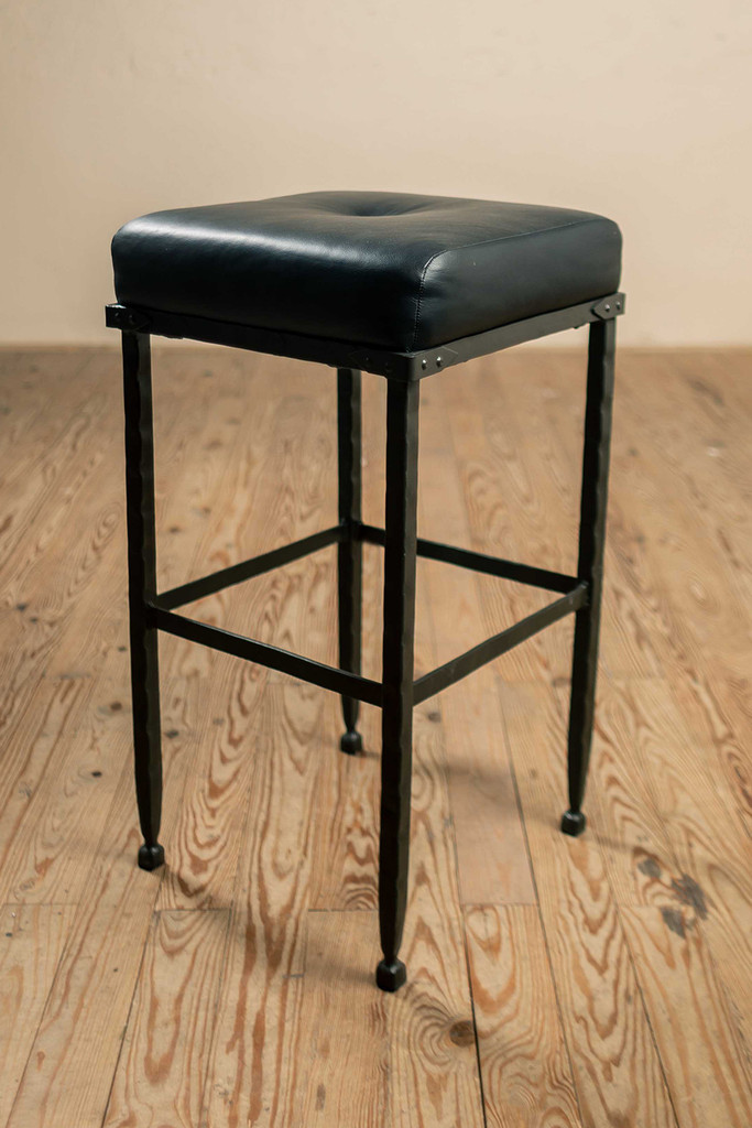 Forest Hill Iron Stool with No Back