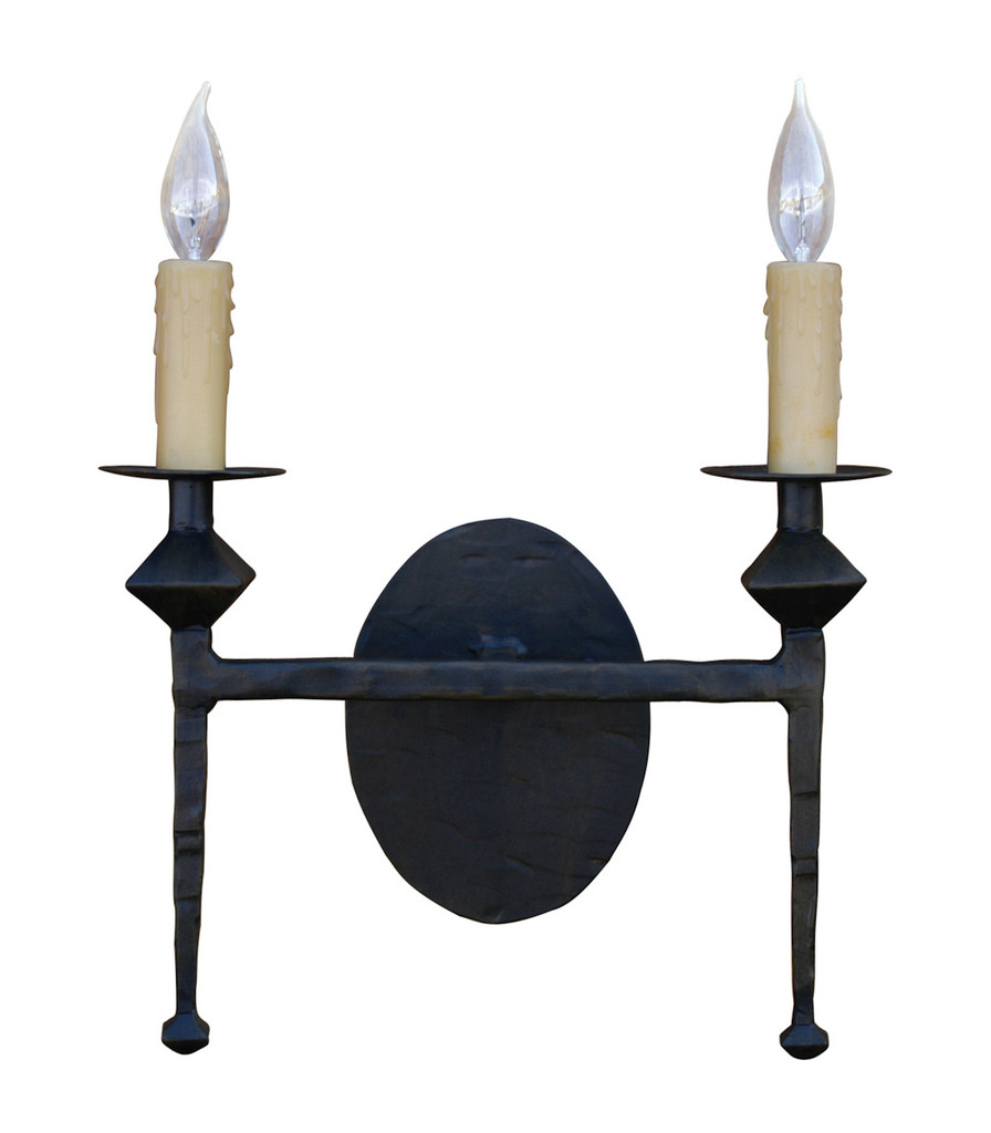 Forest Hill Iron Double Wall Sconce