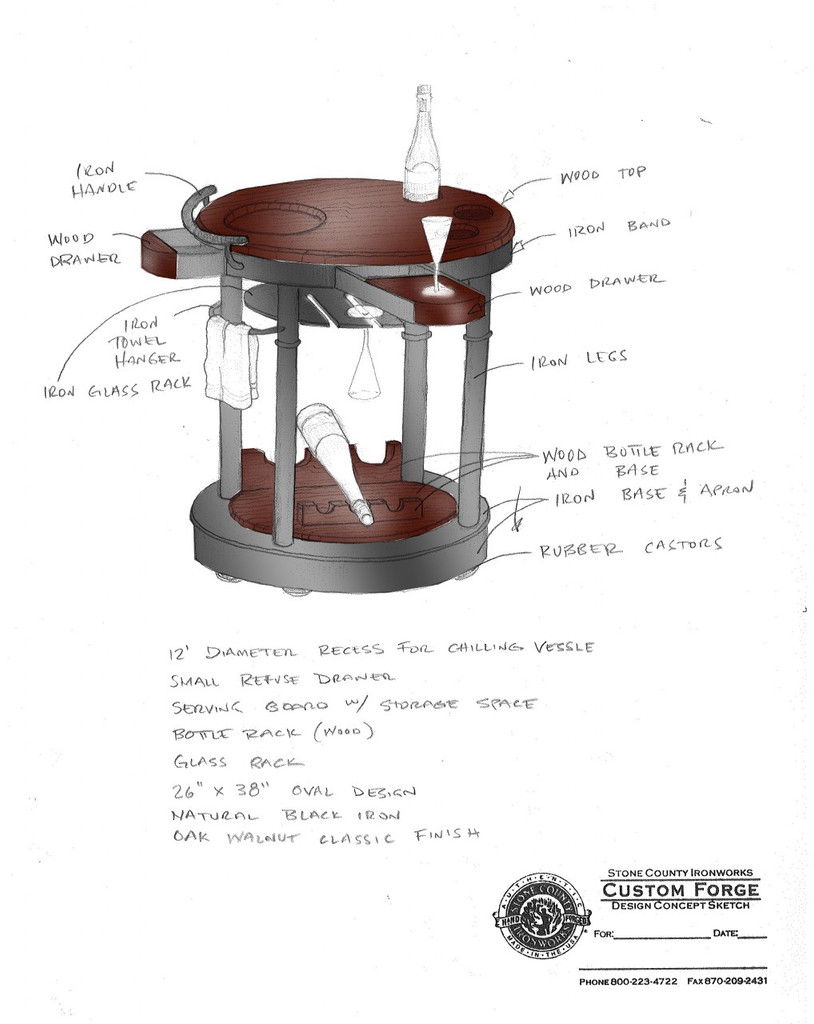 Custom Drink Trolley