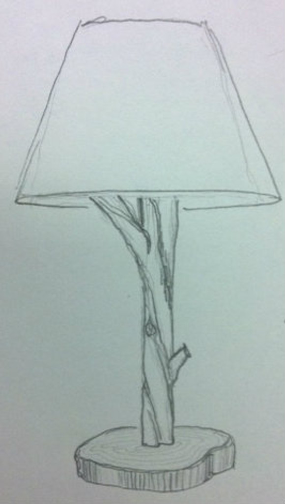 Custom Branch Lamp