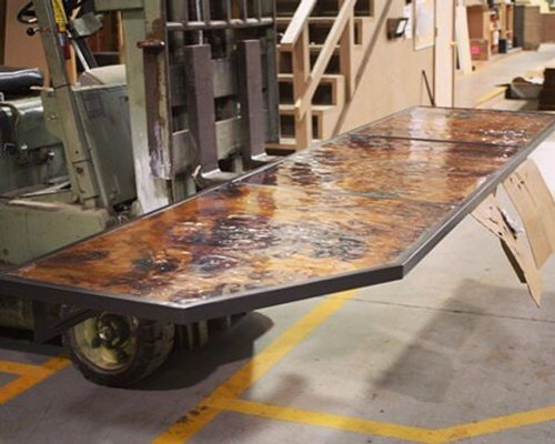 Custom Copper Bar Top