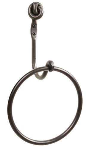 Custom Knot Iron Towel Ring