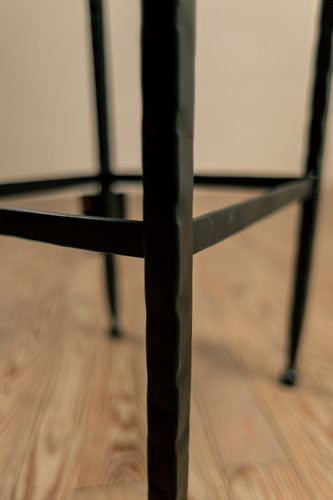 Forest Hill Iron Stool with No Back