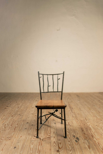 Pine Iron Side Chair