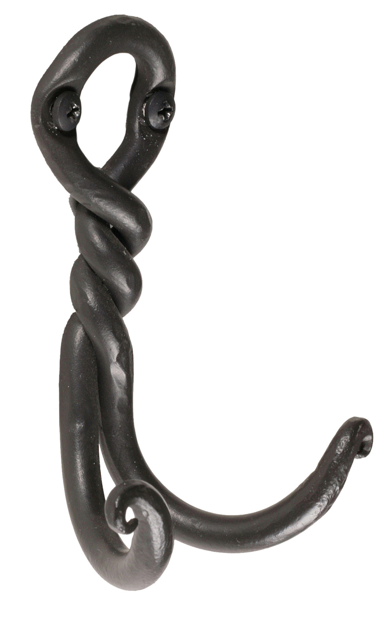 Frelan Jedo Twisted Hat And Coat Hook Black Antique