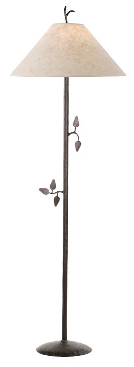 Leaff Hand Forged Iron Floor Lamp