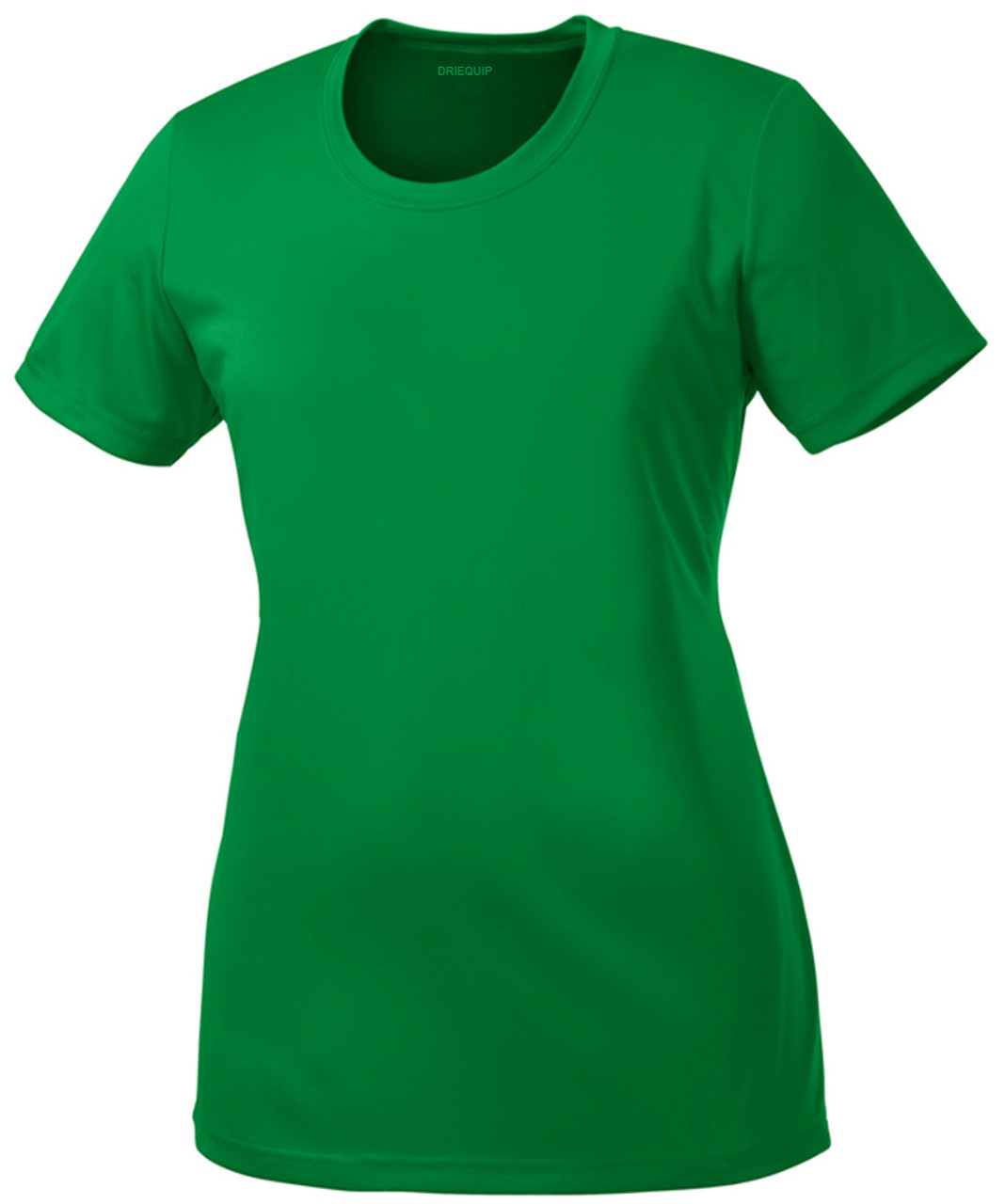 Sport Tek Adult Female Women Plain Short Sleeves T-Shirt Neon Green 2X-Large