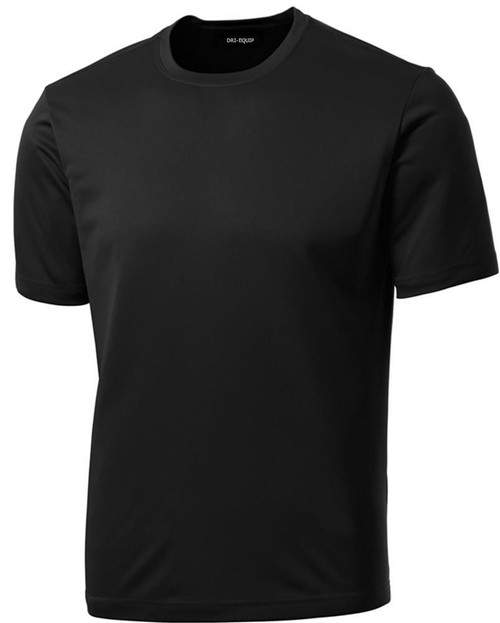 DRIEQUIP Men's Big & Tall Short Sleeve Moisture Wicking Athletic T