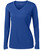 Royal Ladies LoSleeve V-Neck Moisture Wicking Athletic T-Shirt