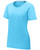 Pond Blue Ladies Tri-Blend Wicking Raglan Workout Tee