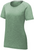 Forest Green Ladies Tri-Blend Wicking Raglan Workout Tee