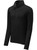 Tri-Blend Wicking 1/4-Zip Pullover in timeless black color, a perfect blend of style and comfort.