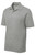 Men's Moisture Wicking Short Sleeve Polo in Grey Heather – a heathered gray option for a casual and textured appearance.