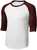 White/Maroon Jersey Tee